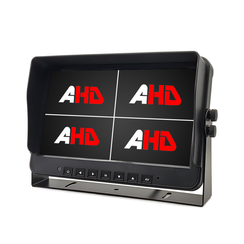 10.1 インチ 4CH AHD 入力クアッドディスプレイ高耐久車両モニター