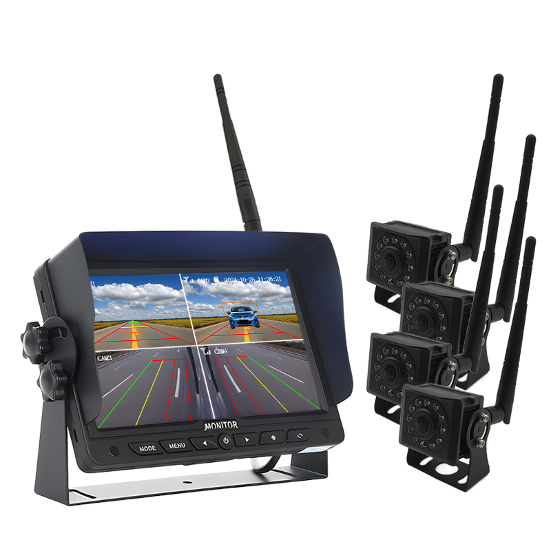 AI検出機能を備えた7インチデジタルワイヤレスカメラシステム