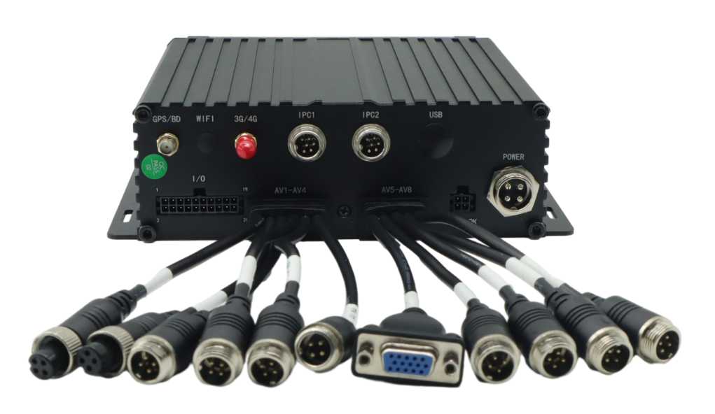 トラック用GPS Wifi付き8CH HDD車両モバイルDVR