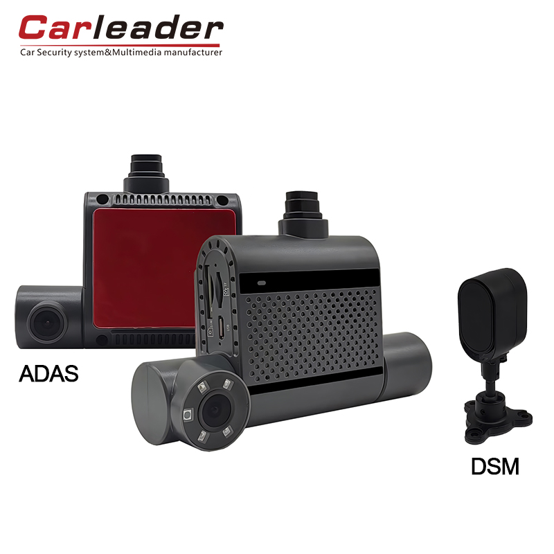 carleader 3ch HD DVR録音艦隊管理用のダッシュカメラ