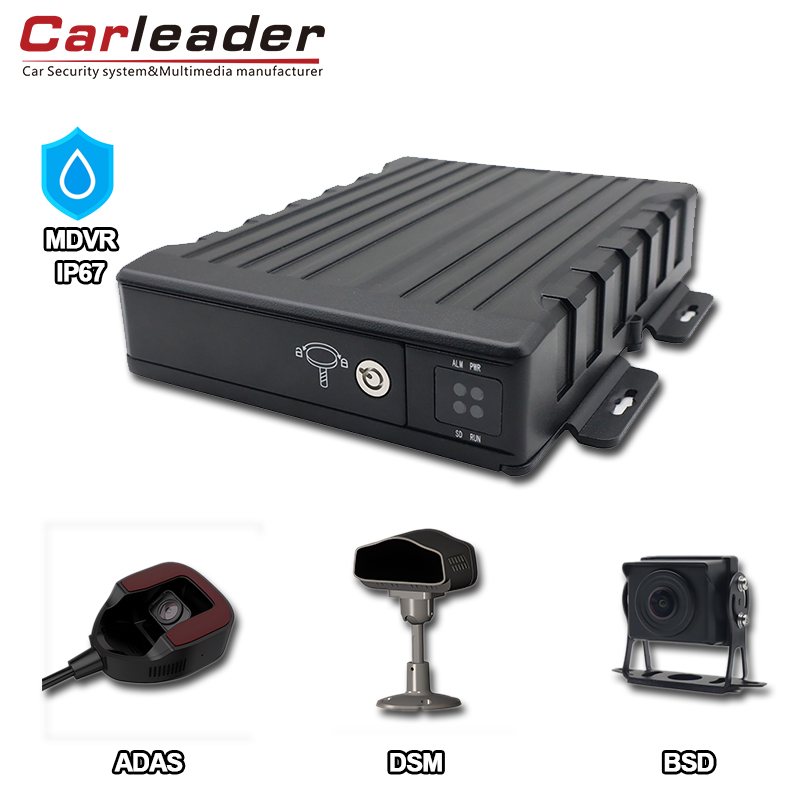 Carleader IP67防水AI 4CH SDモバイルDVR：高度な車両監視ソリューション