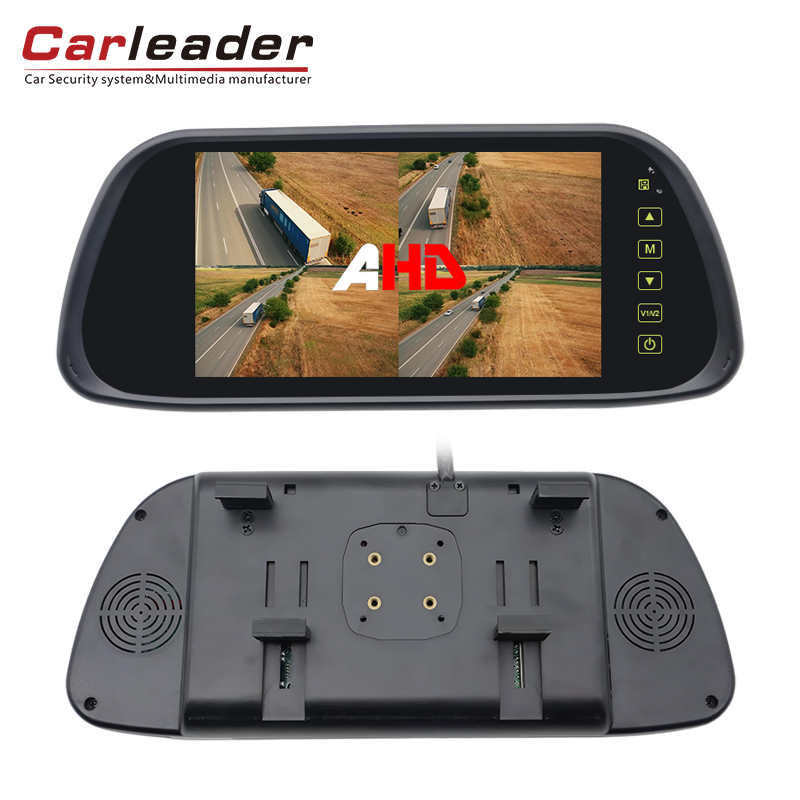 Carleader 2 in 1インストール7インチQuad AHDバックミラーモニターで車両のビジョンをアップグレードする