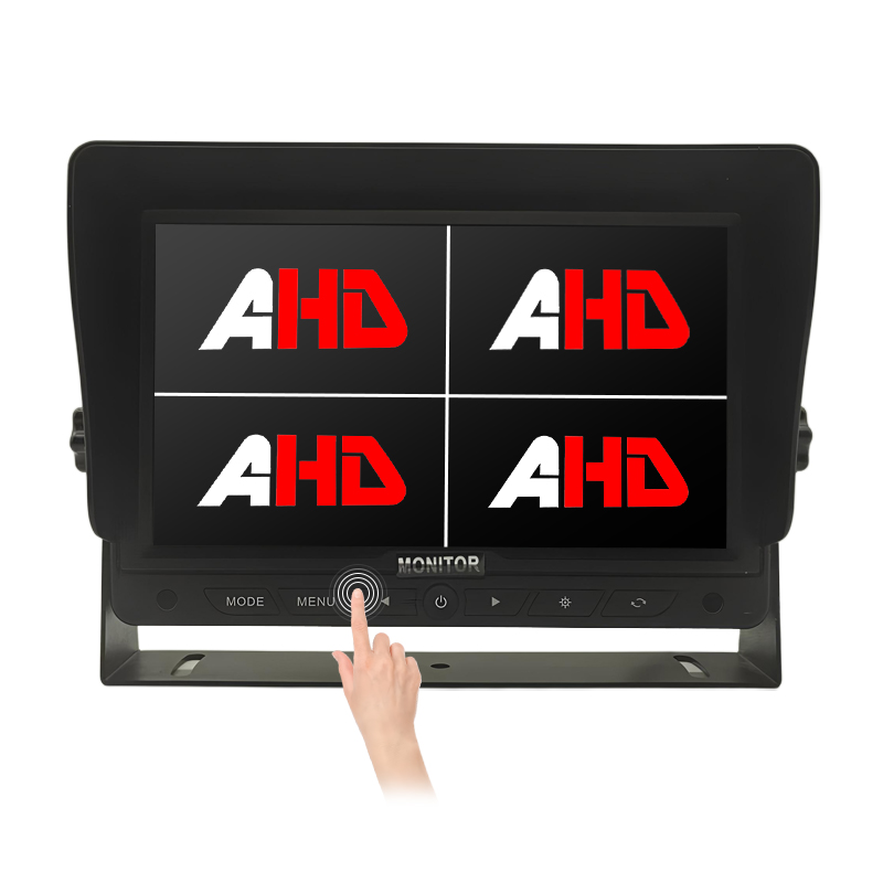 Carleader 7 インチ クアッド分割画面 AHD タッチ ボタン反転モニター