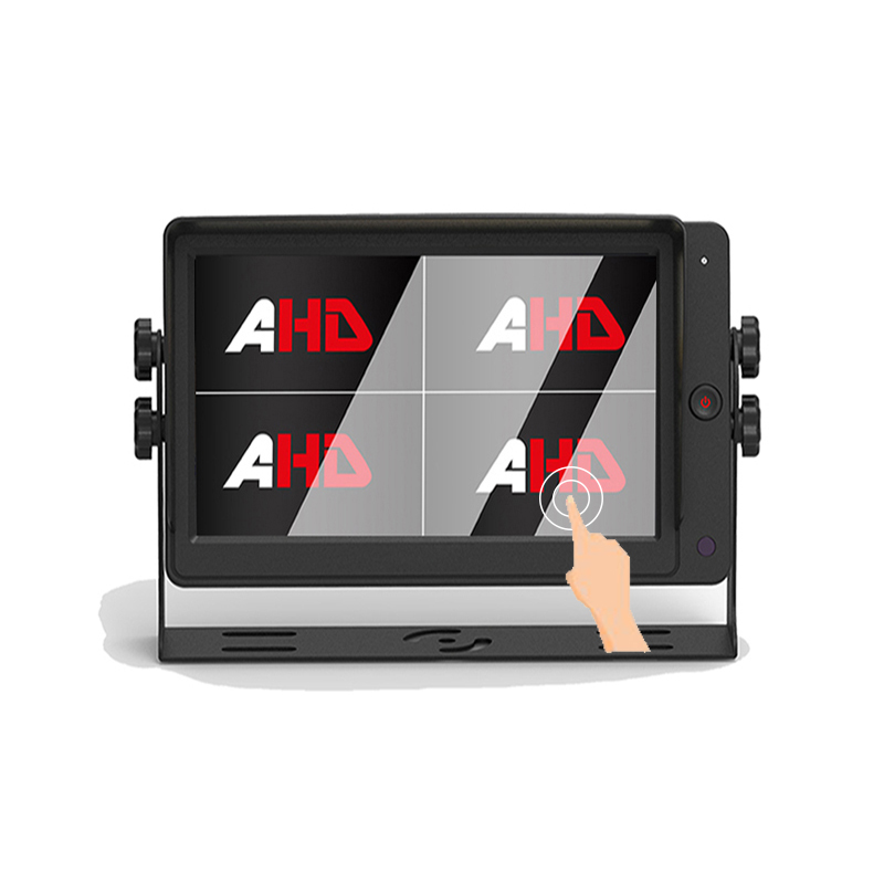 7 インチ 4CH クアッド分割ディスプレイ タッチ スクリーン AHD モニター