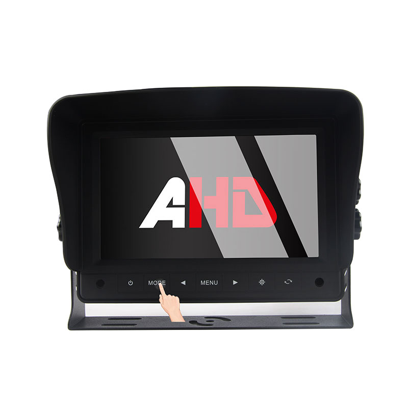 7 インチ タッチ ボタン 2CH ヘビーデューティ AHD 車両モニター