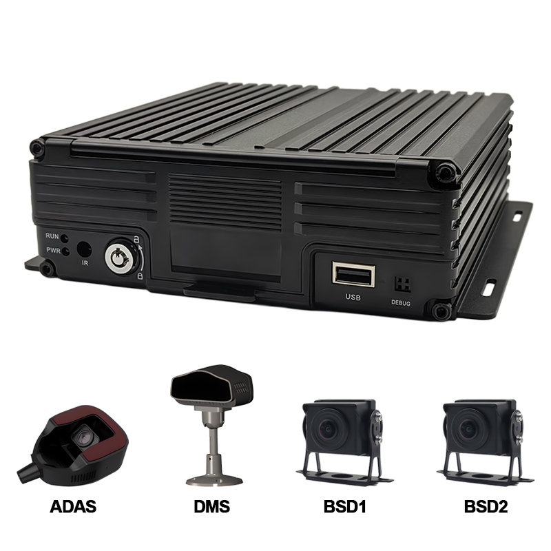 8CH AI HDD モバイル DVR サポート ADAS+DMS+BSD
